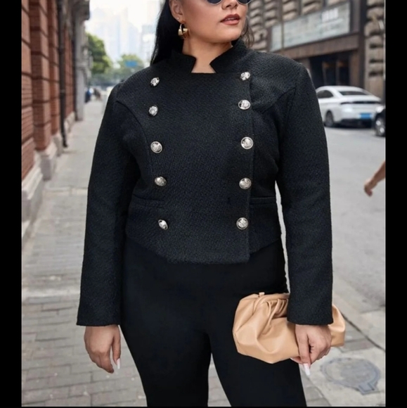 Double button, tweed jacket - Picture 8 of 8